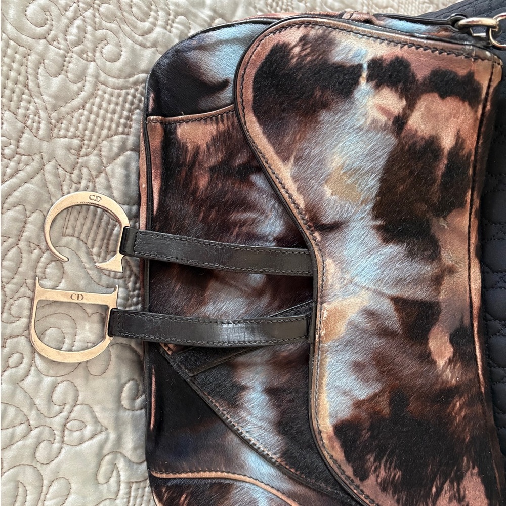 Vintage Christian Dior Saddle Bag - Picture 2 of 8